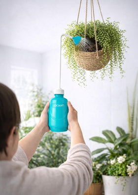 VEOJEIN 15-ounce reservoir keeps multiple plants watered between refills.