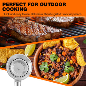 Veralune outdoor cooking setup ready for turkey fryers and camping meals
