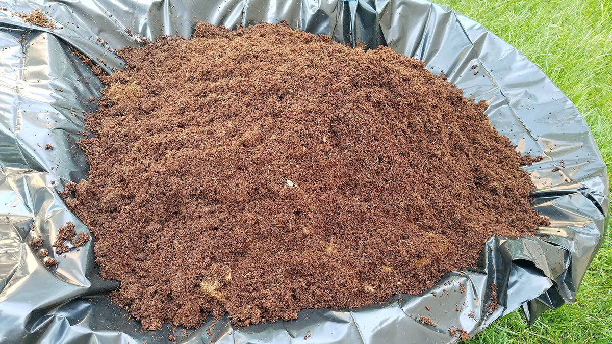 Verdana Coco Coir Potting Soil Brick used as hydroponic grow media