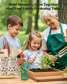 VerdantVibes tool set gift box presentation ready for gardeners.