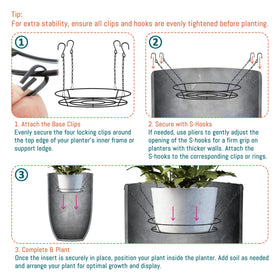 Verdanzia inside planter display demonstrates a mobile decorative arrangement