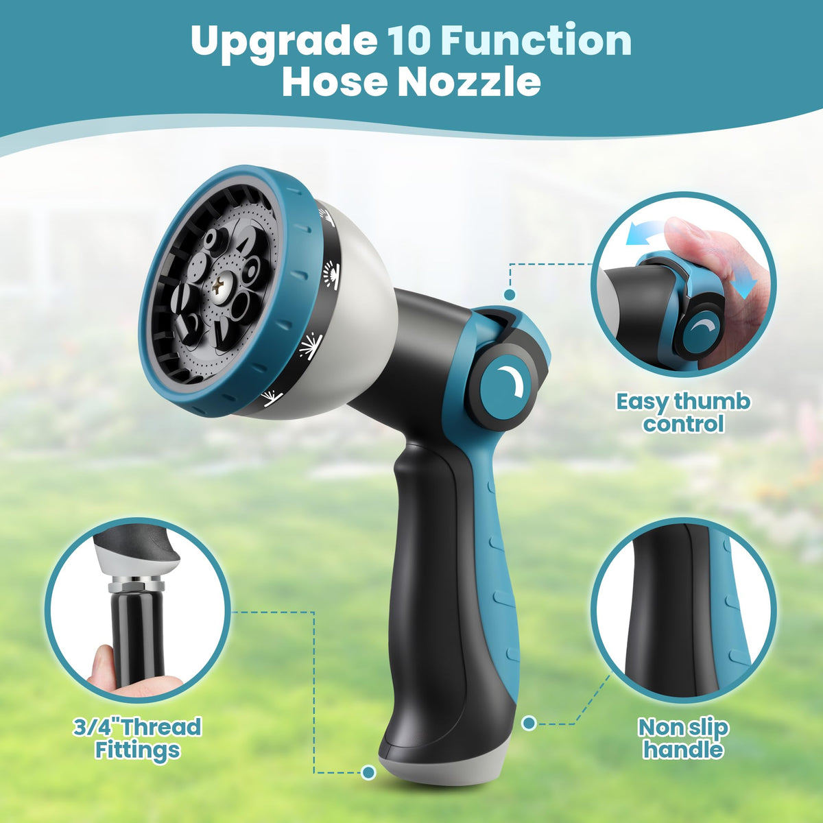 VERDOW kink-free design demonstrates smooth unfurling with no twists for easy use.