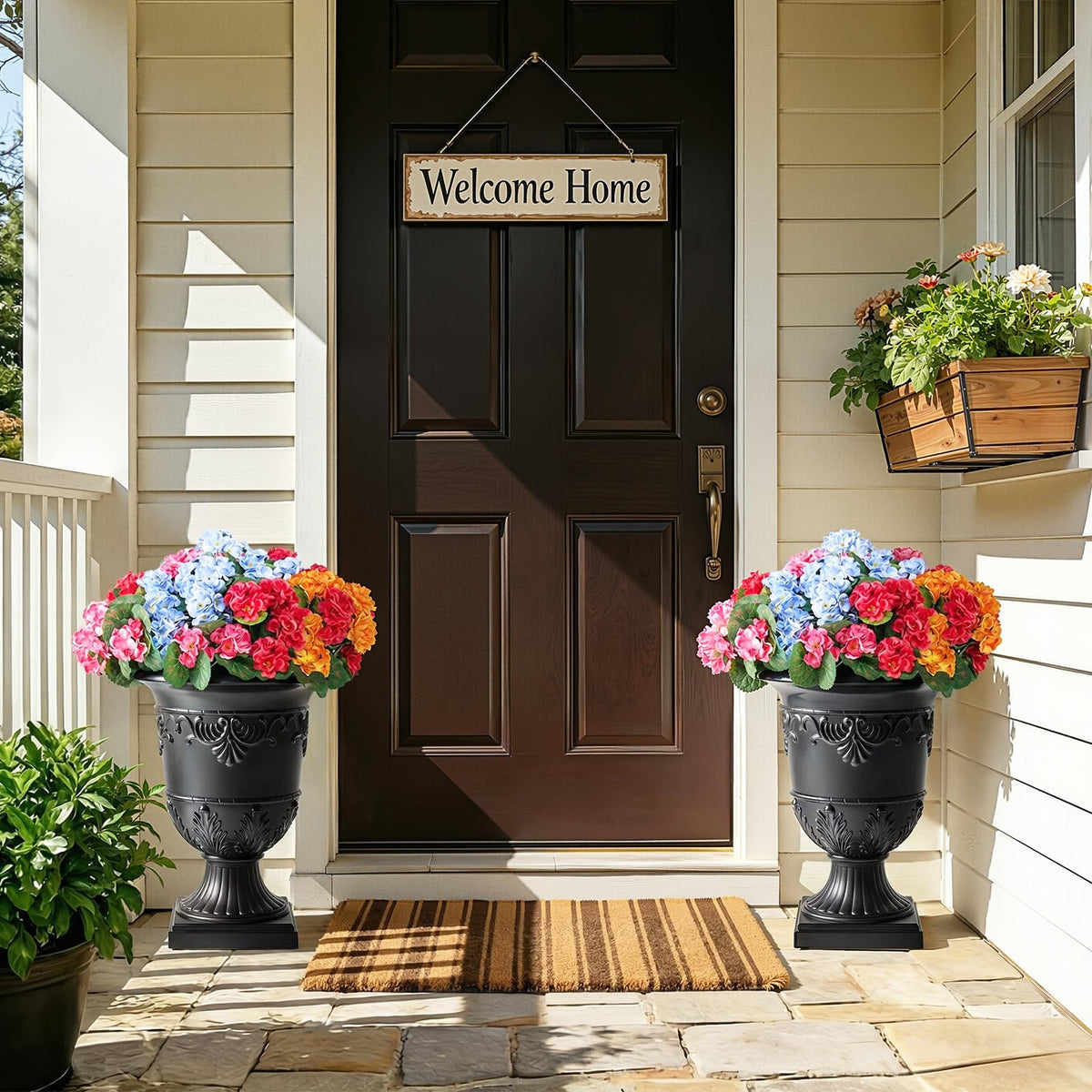 VeriNatural urn planter outer diameter 13 inches for a bold statement