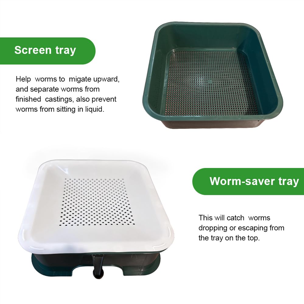 VermiHut Plus integrated liquid base for easy excess liquid collection