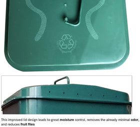 VermiHut Plus close-up of durable materials and coconut mat components
