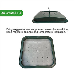 VermiHut Plus worm saver tray keeping castings organized