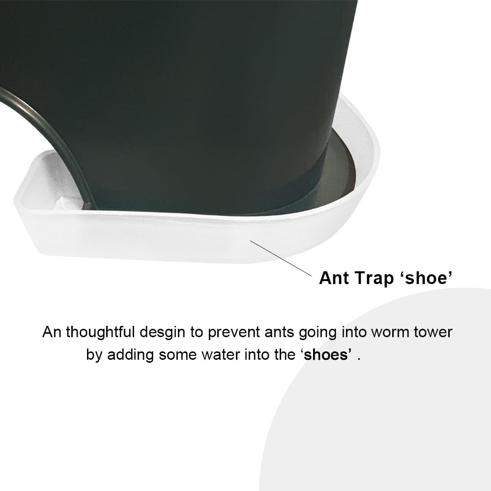 VermiHut Plus compact footprint assembly ready for indoor or outdoor use
