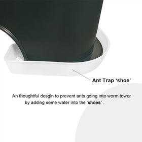 VermiHut Plus compact footprint assembly ready for indoor or outdoor use