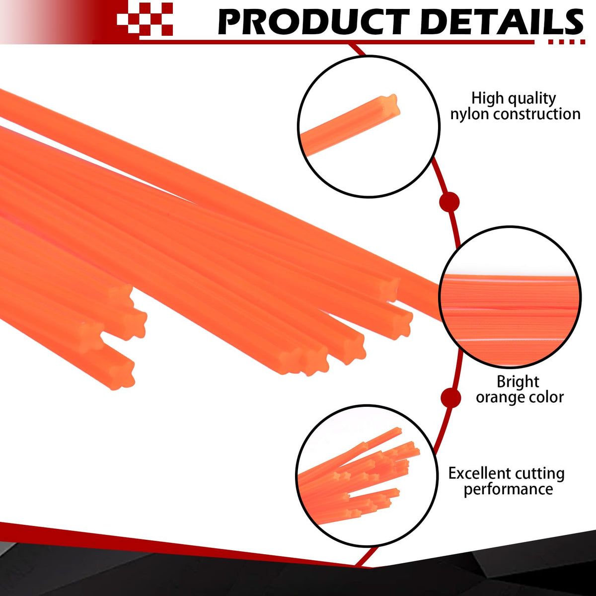 50-pack ensures you have ample lines for ongoing yard maintenance.