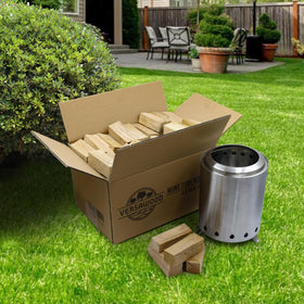 VERSAWOOD 10-lb log bundle ideal for compact ovens and portable grills.