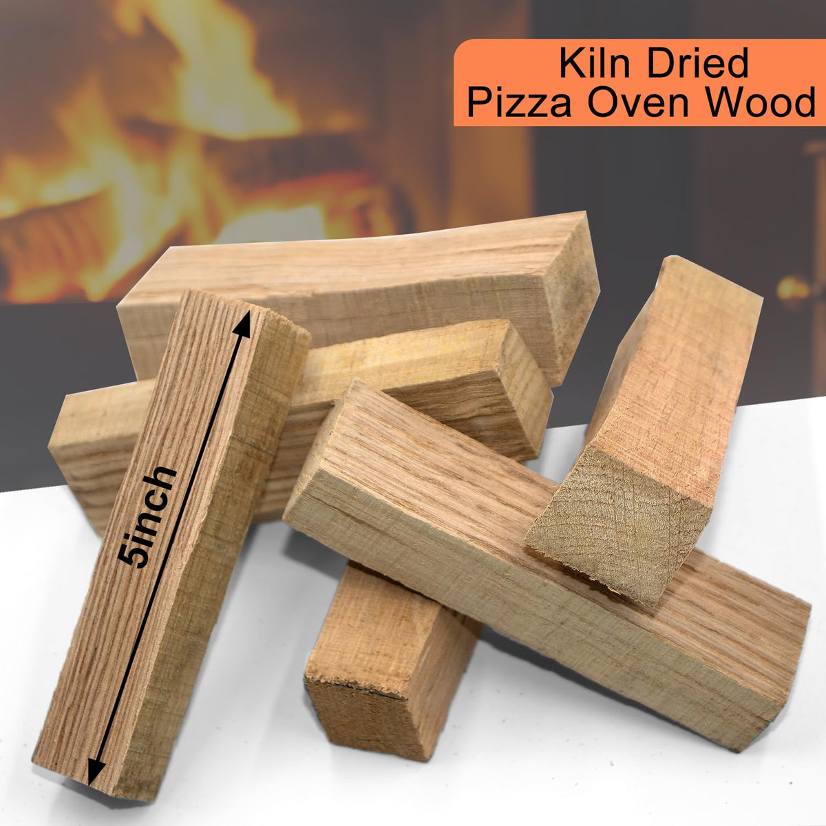 VERSAWOOD oak-logs bundle, easy to store and handle for outdoor cooking.