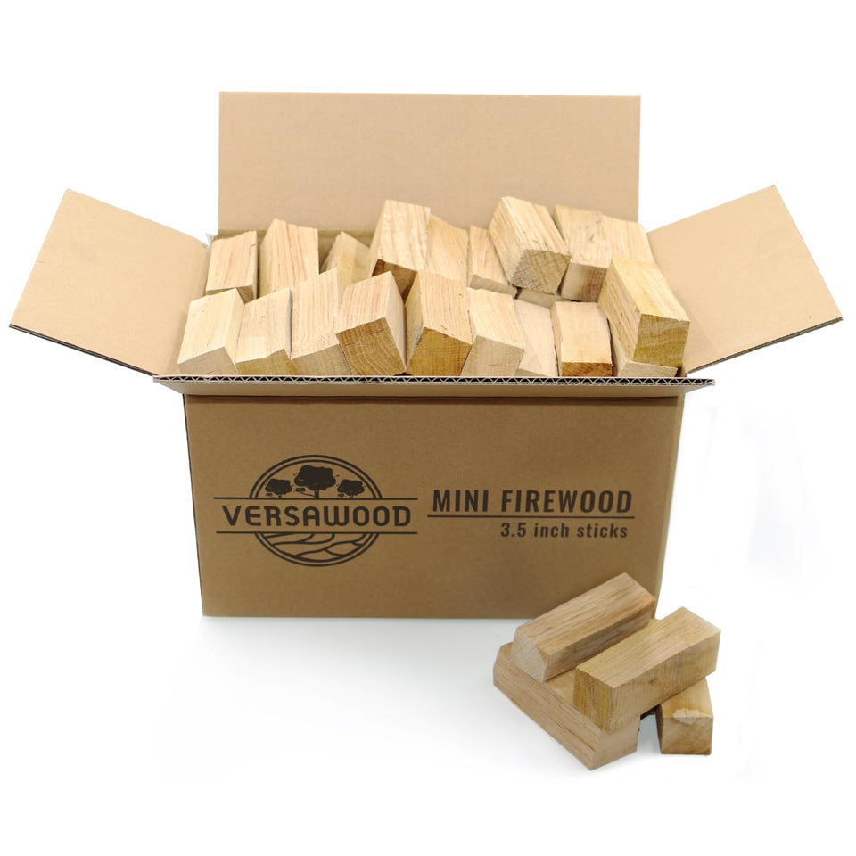 VERSAWOOD pizza-oven-wood oak logs 3.5-inch ready for quick, even heat.