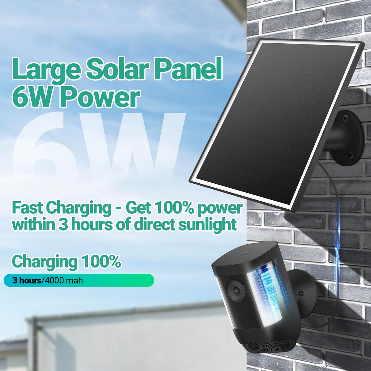 VERVERAY adjustable mount bracket allows sun-angle optimization.