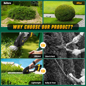 VERVEWAVE ergonomic non-slip handle provides comfortable grip during long sessions.