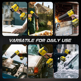 VERVEWAVE leaf blower extended nozzle boosts reach for hard-to-reach crevices.