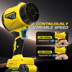 VERVEWAVE leaf blower lightweight design showcases easy handling during multi-task cleaning.