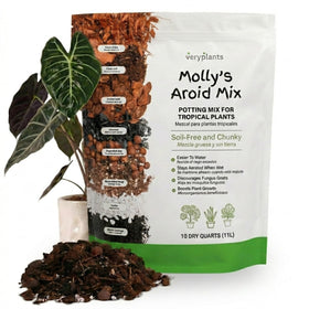 VeryPlants Molly's Aroid Mix bag ready for indoor plants with fast drainage