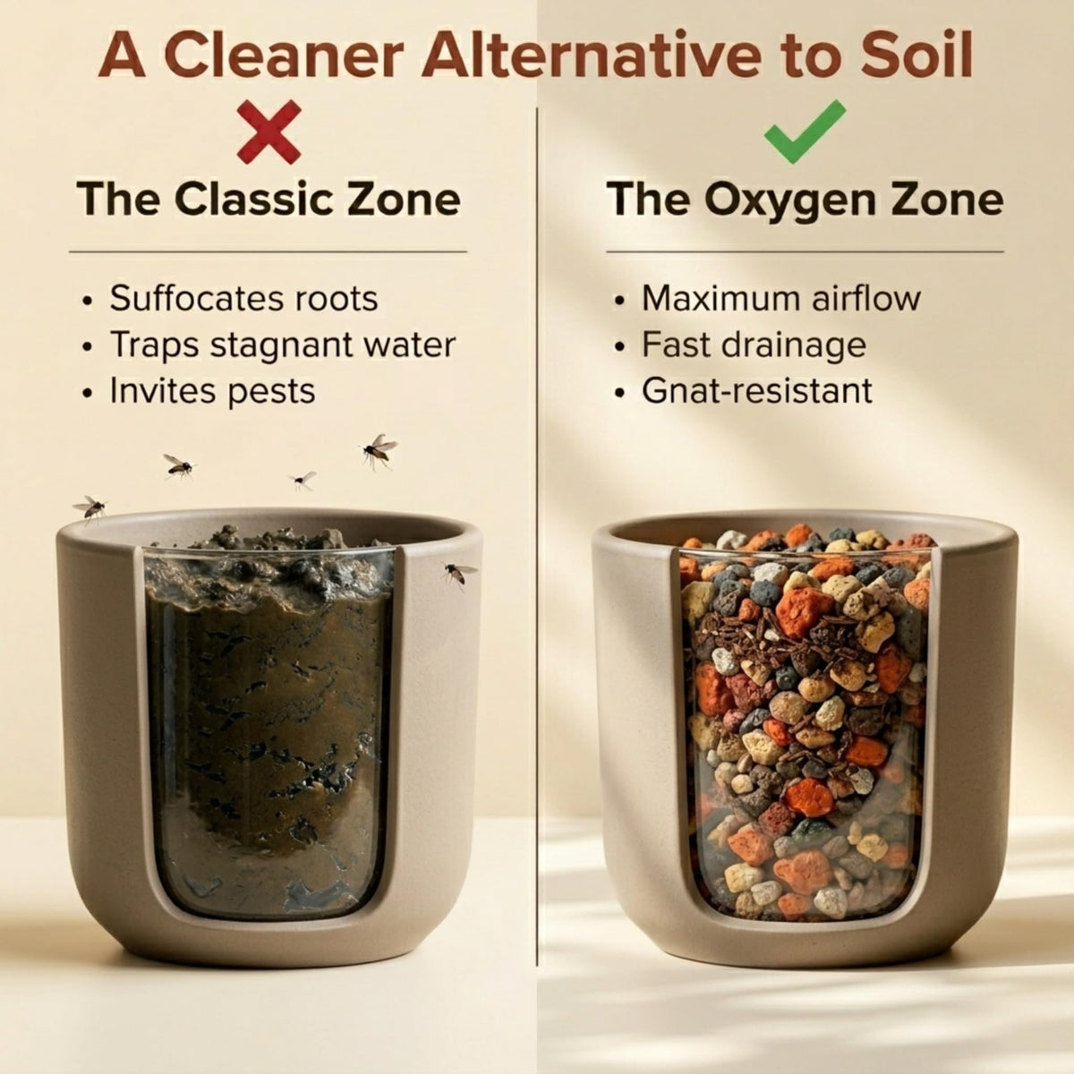 VeryPlants Molly's Succulent Mix includes mycorrhizae to support uptake and resilience.