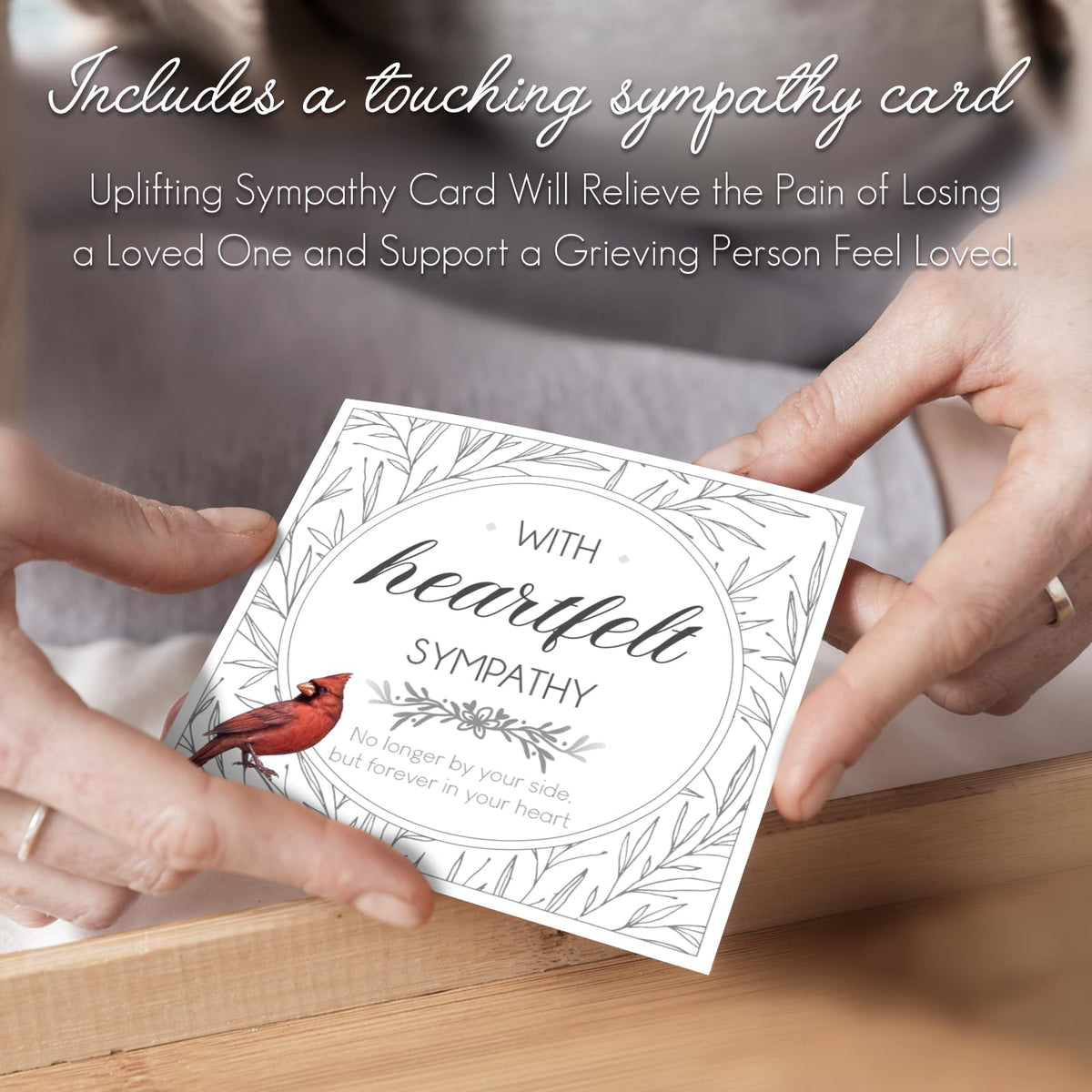 Vetbuosa bereavement keepsake crystal invites reflection and quiet comfort at home.