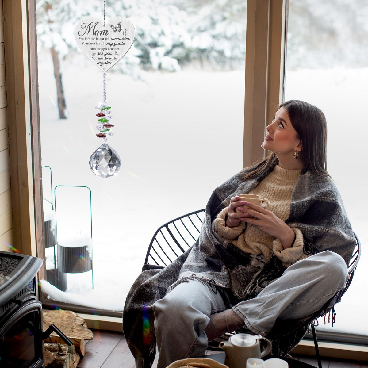 Vetbuosa sympathy gift crystal ornament offers gentle remembrance for loved ones.