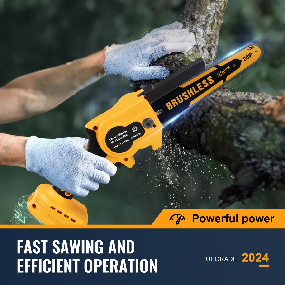 Vetoper safety features including dual switch and eye protection gear