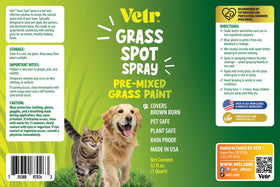 Vetr Dog Repair Grass Paint creates vibrant, natural-looking lawn color.