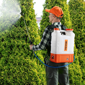 VEVOR 13 ft hose enables wide-area coverage during gardening.