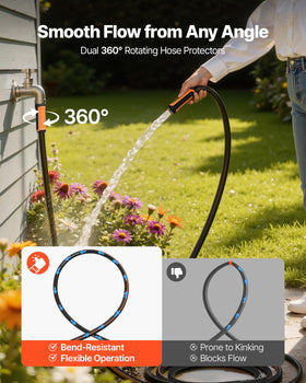 VEVOR 150 PSI working pressure supports steady flow for daily tasks