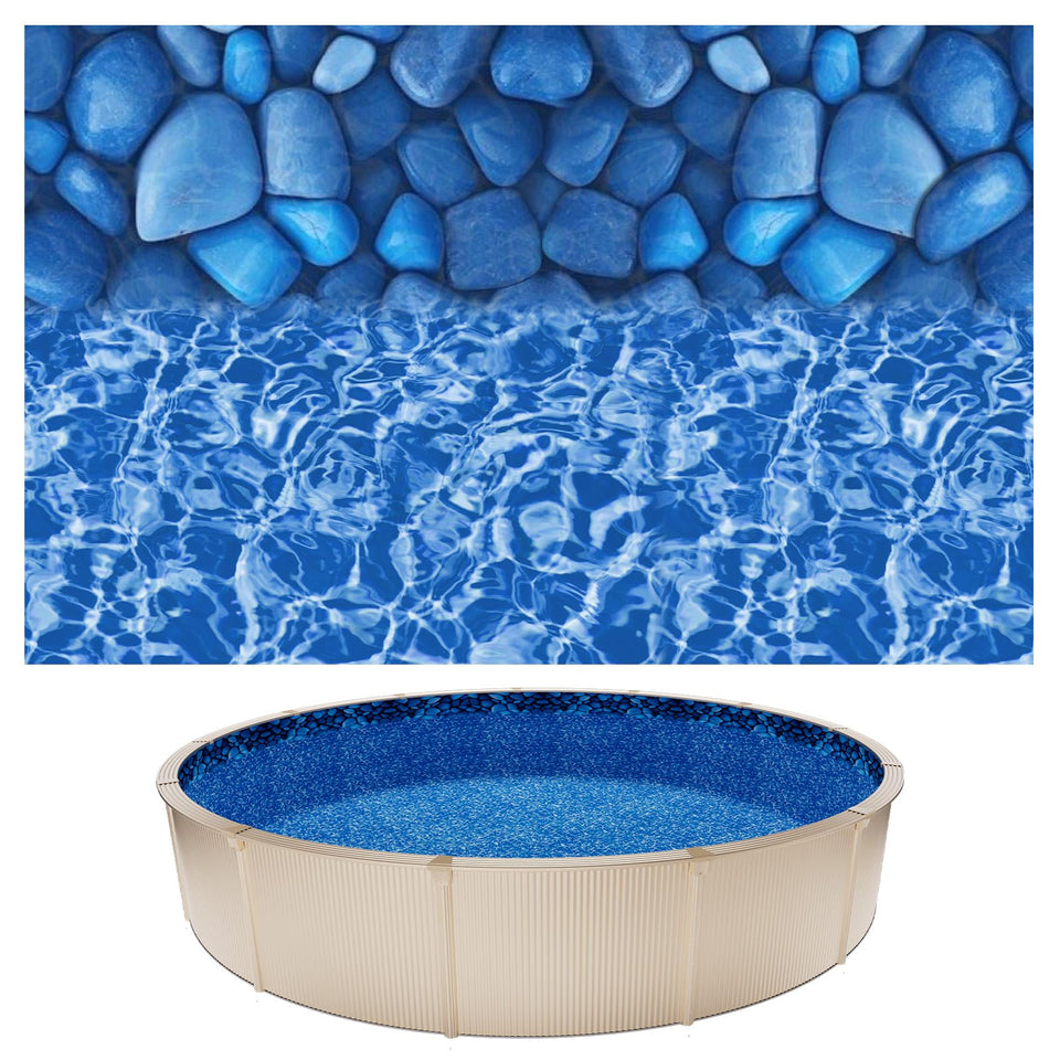 VEVOR 18ft round pool liner with overlap for a wrinkle-free fit