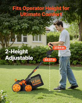 VEVOR 5-position depth adjustment for scarifying and dethatching