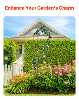 VEVOR 60x15 in rustproof trellis, assembly-ready for quick setup