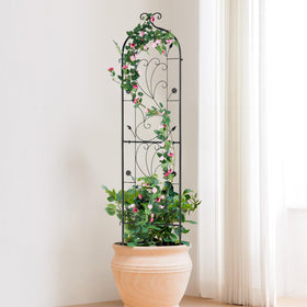 VEVOR trellis in an outdoor courtyard setting, durable and stylish