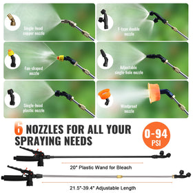 VEVOR adjustable psi knob for precision spraying.
