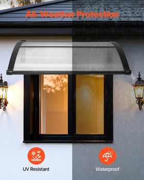 VEVOR ABS brackets provide sturdy support for the canopy.
