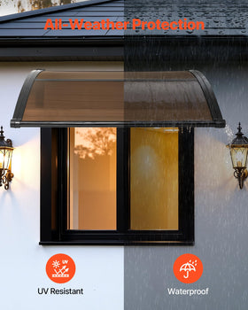 VEVOR ABS brackets support a sturdy outdoor canopy.