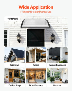 VEVOR brick-wall mounting option supports secure setup.
