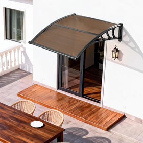 VEVOR durable construction combines polycarbonate clarity with reinforced brackets.