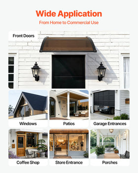 VEVOR sun protection UPF 50+ helps reduce heat inside.