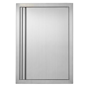 VEVOR BBQ Access Door front view with flush mount for outdoor kitchens