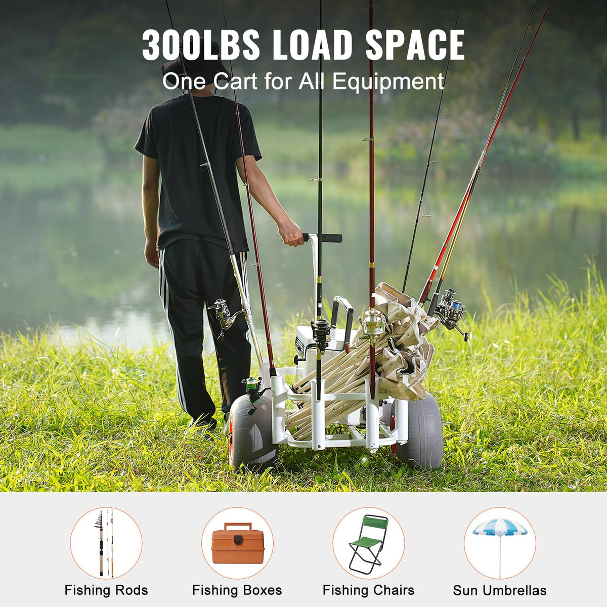 VEVOR detachable structure feature for compact storage