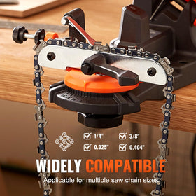 VEVOR anti-slip handle provides comfortable control during sharpening.