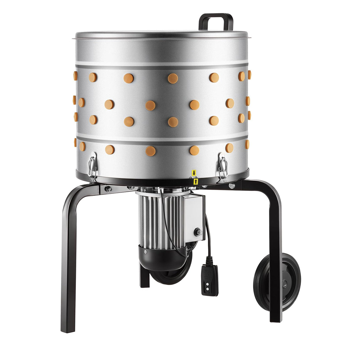 VEVOR chicken plucker with 17-inch drum for fast defeathering of backyard poultry.
