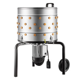 VEVOR chicken plucker with 17-inch drum for fast defeathering of backyard poultry.