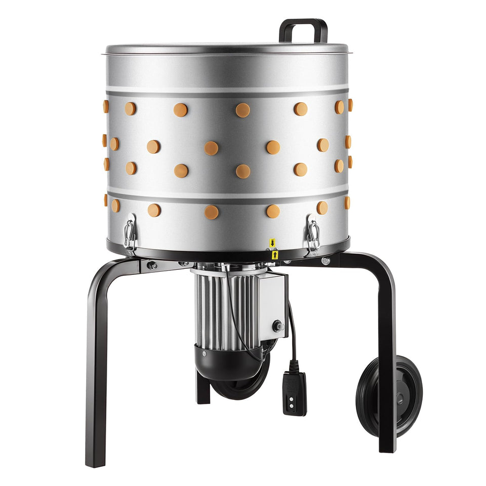 VEVOR chicken plucker with 17-inch drum for fast defeathering of backyard poultry.