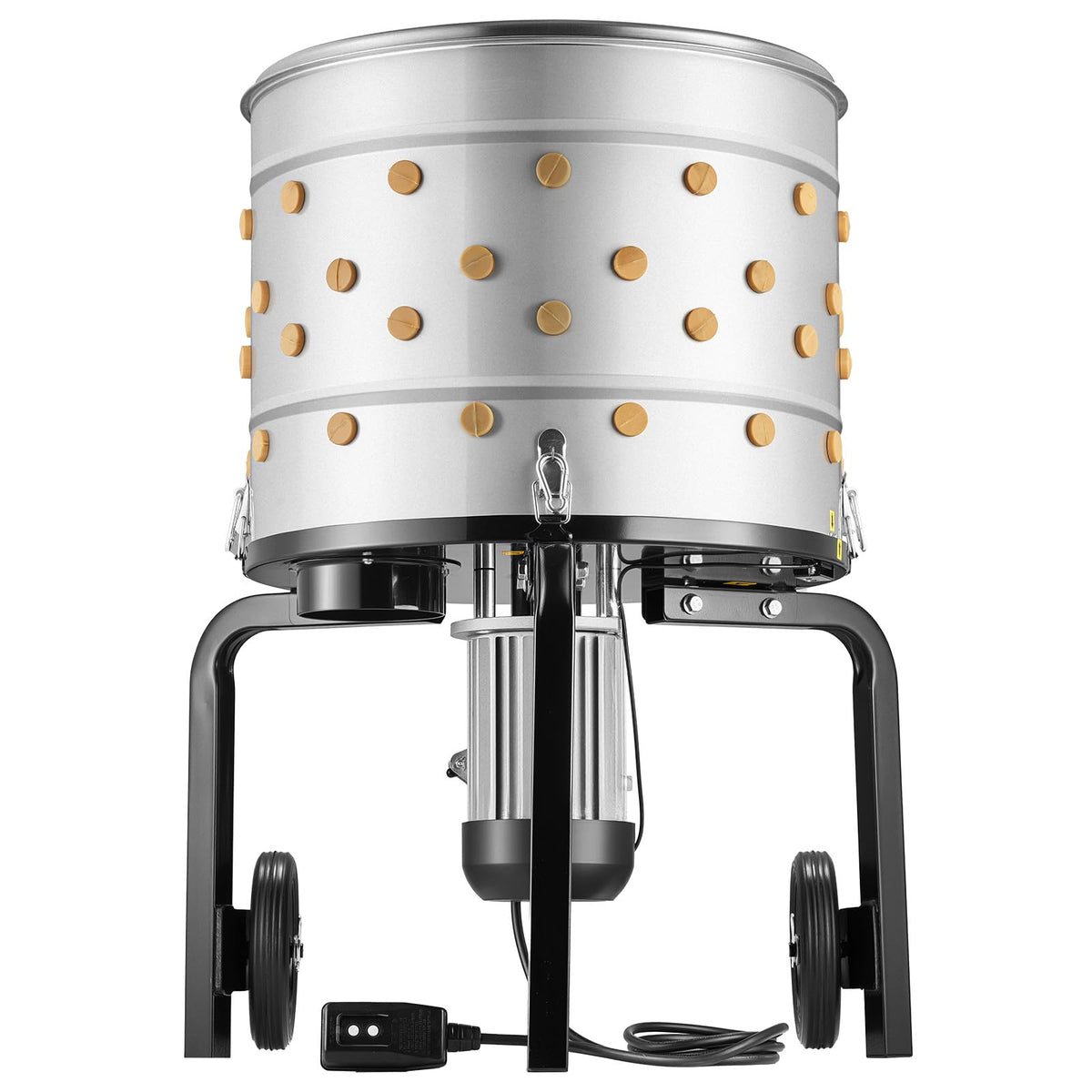 VEVOR easy-clean design supports quick rinse and brush cleaning after defeathering sessions.
