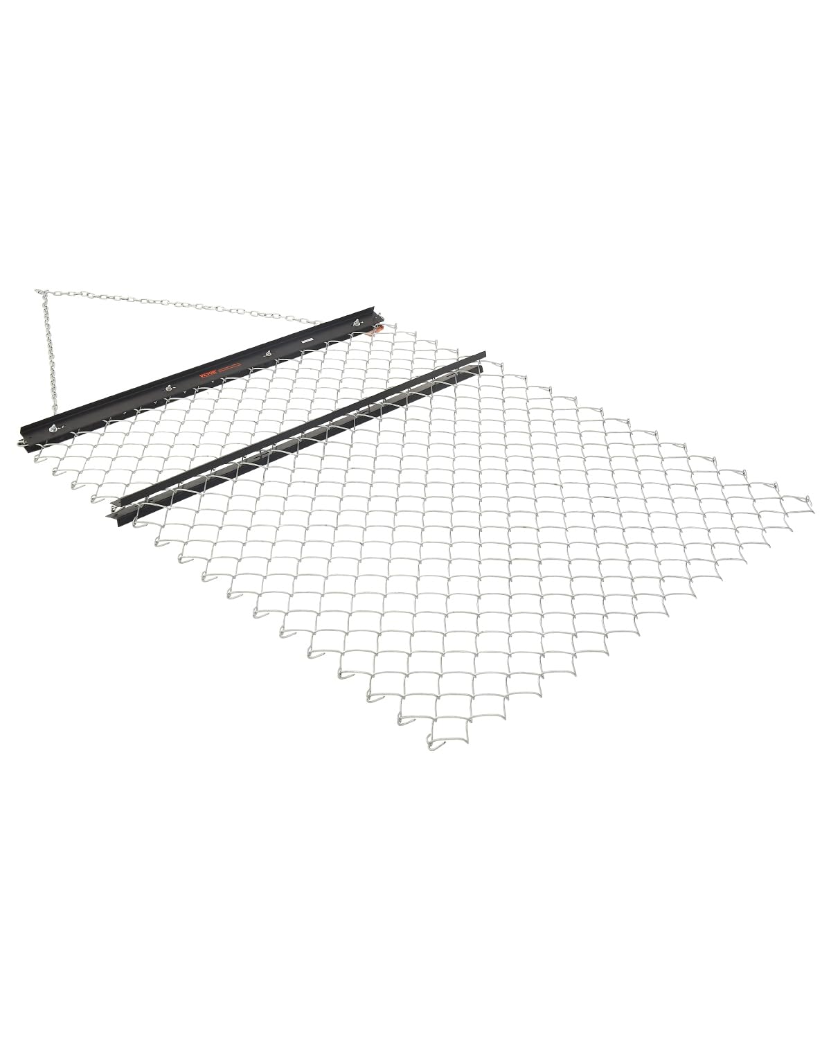 VEVOR drag harrow assembly demonstrates quick setup for efficient yard work.
