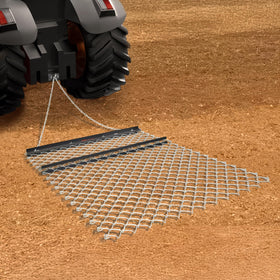 VEVOR drag harrow versatile applications for driveway grading and lawn maintenance.