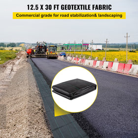 VEVOR Driveway Fabric 3.5oz PP material offers tear resistance for durability.