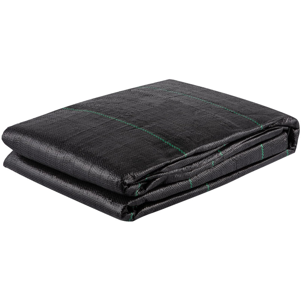 VEVOR Driveway Fabric highlights 375 sq ft coverage for large-scale stabilization.