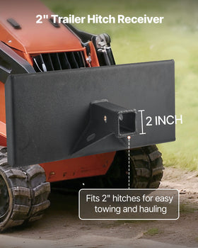 VEVOR bolt-on installation for fast setup on tractors and skid steers.